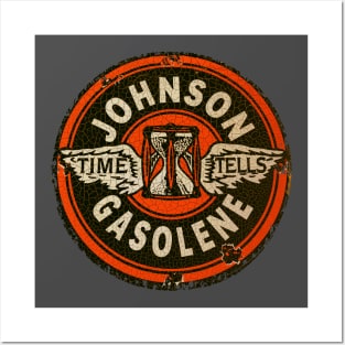 Johnson Time tells Gasoline Posters and Art